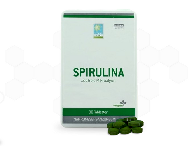 spirulina platensis (90 tabletek) - spirulina tabletki 